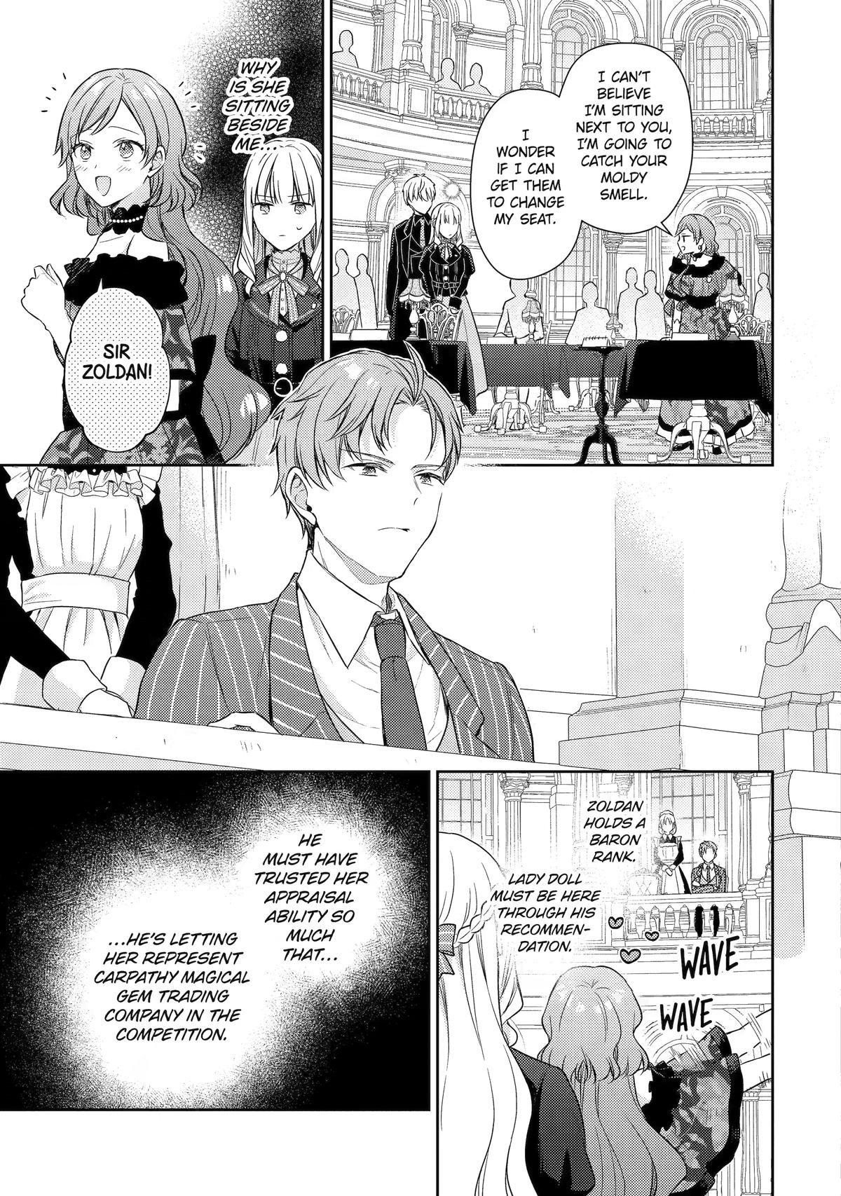 Botsuraku Reijou no Okinimesu mama: Konyaku Haki sareta node Houseki Kanteishi toshite Dokuritsu shimasu Chap 13 - Next Chap 14
