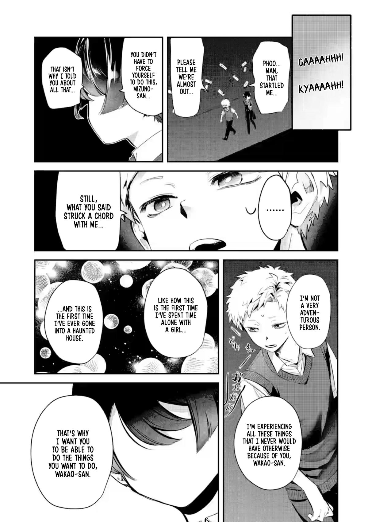 Tonari no Wakao-san wa Miesou de Mienai Chap 26 - Next Chap 27