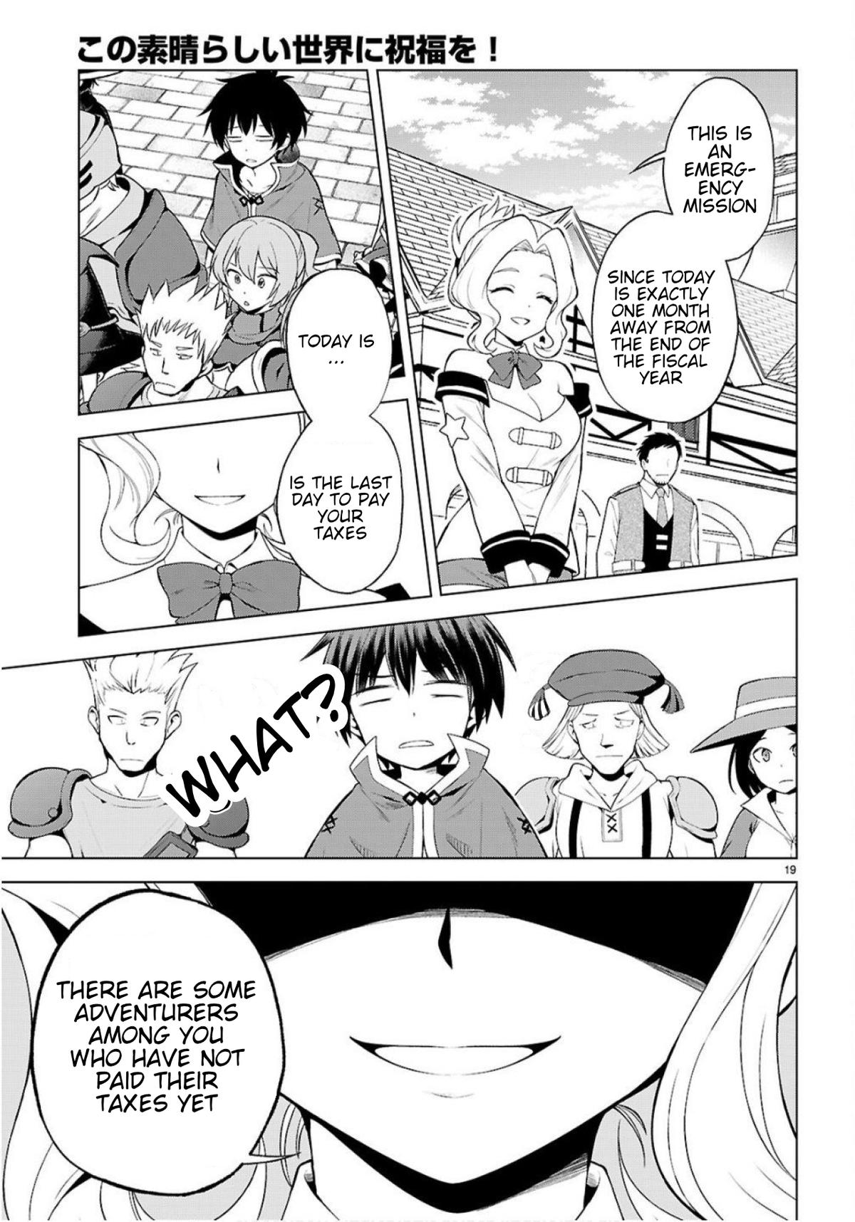 Kono Subarashii Sekai ni Shukufuku o! Chap 134 - Next Chap 135