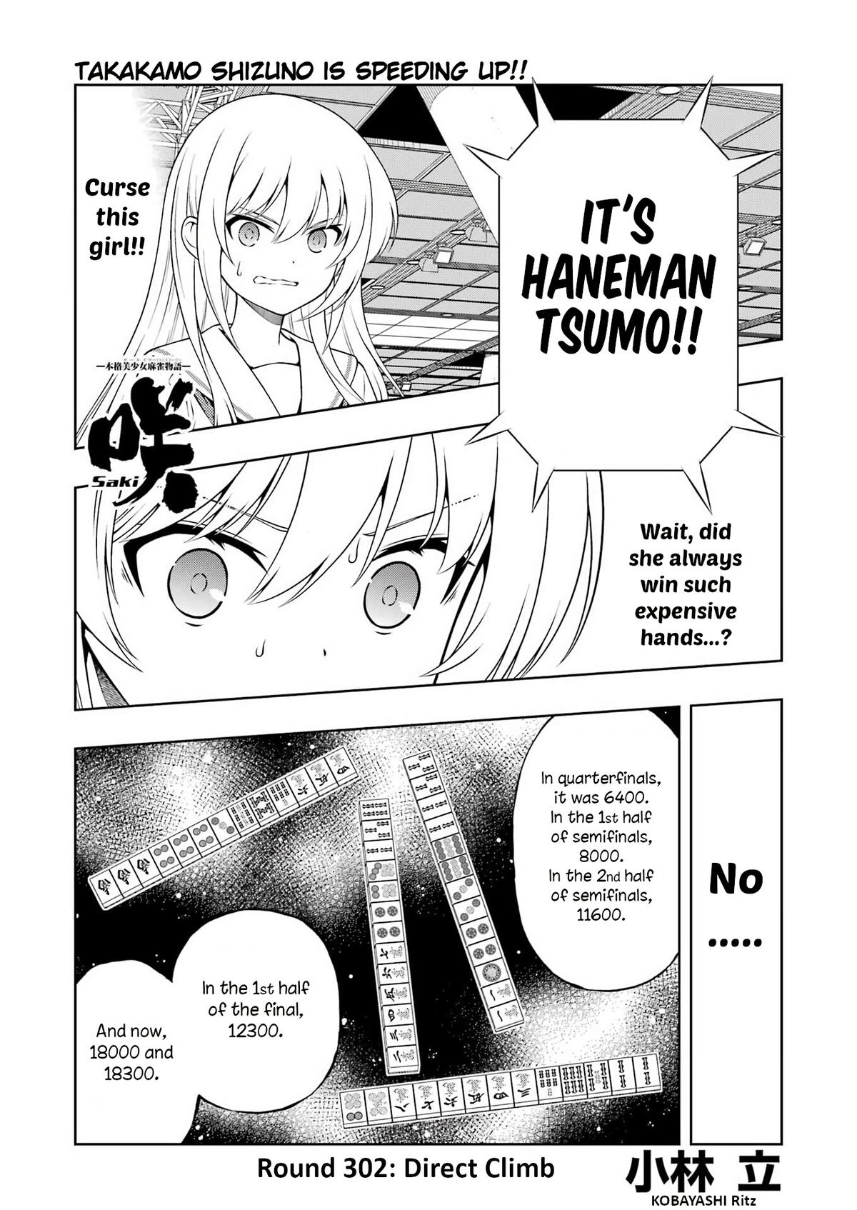 Saki Chap 302 - Next Chap 303