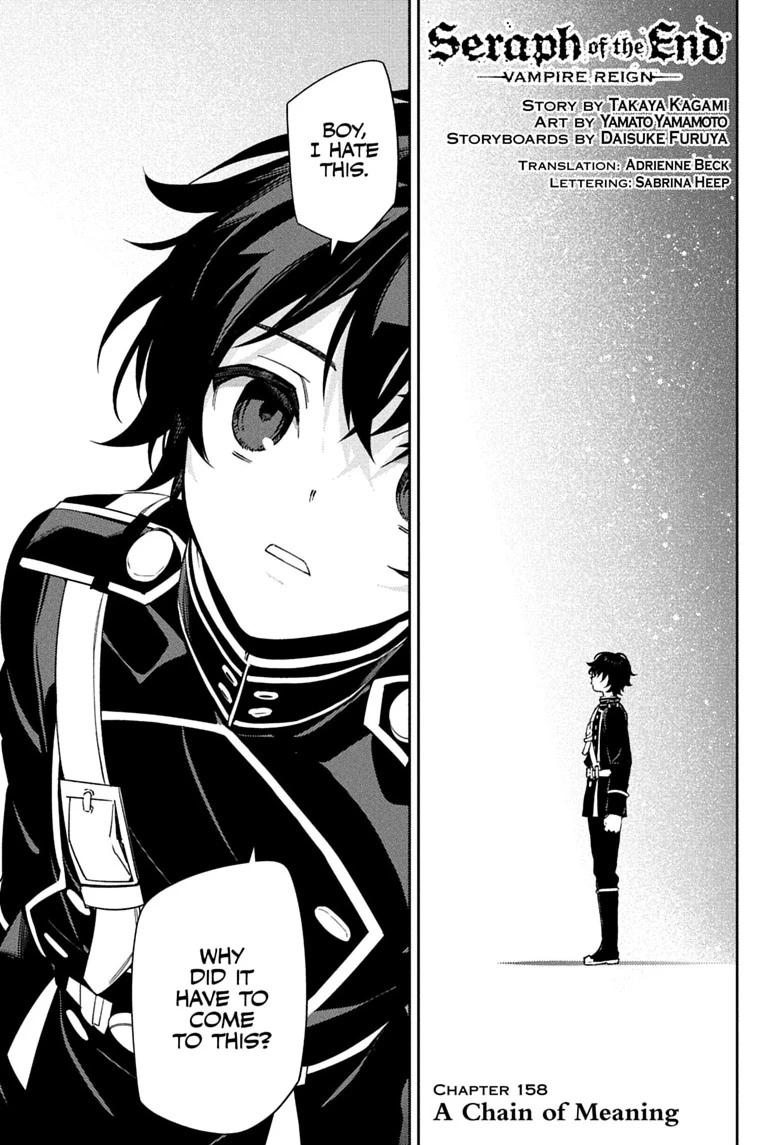 Seraph of the End: Vampire Reign Chap 158 - Next Chap 159