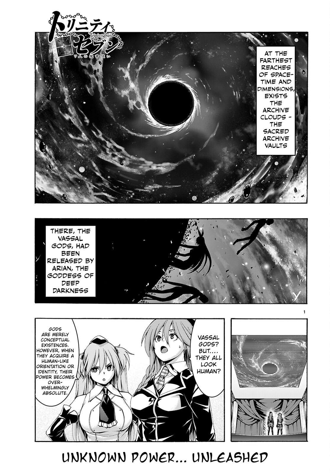 Trinity Seven: 7-Nin no Mahoutsukai Chap 161 - Next Chap 162