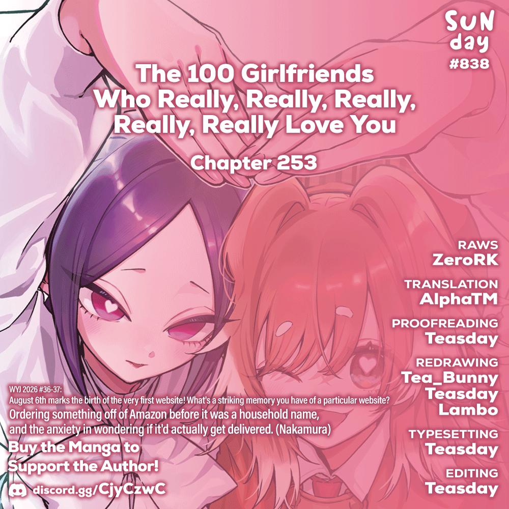 Kimi no Koto ga Daidaidaidaidaisuki na 100-nin no Kanojo Chap 253 - Next Chap 254