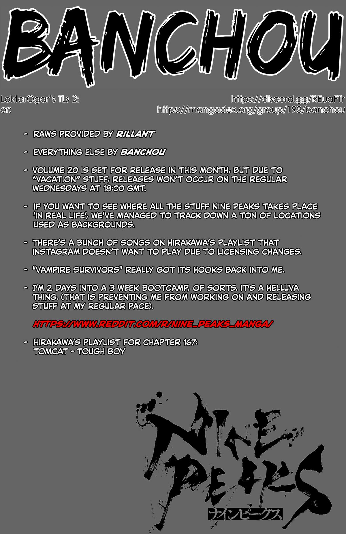 Nine Peaks Chap 167 - Next Chap 168