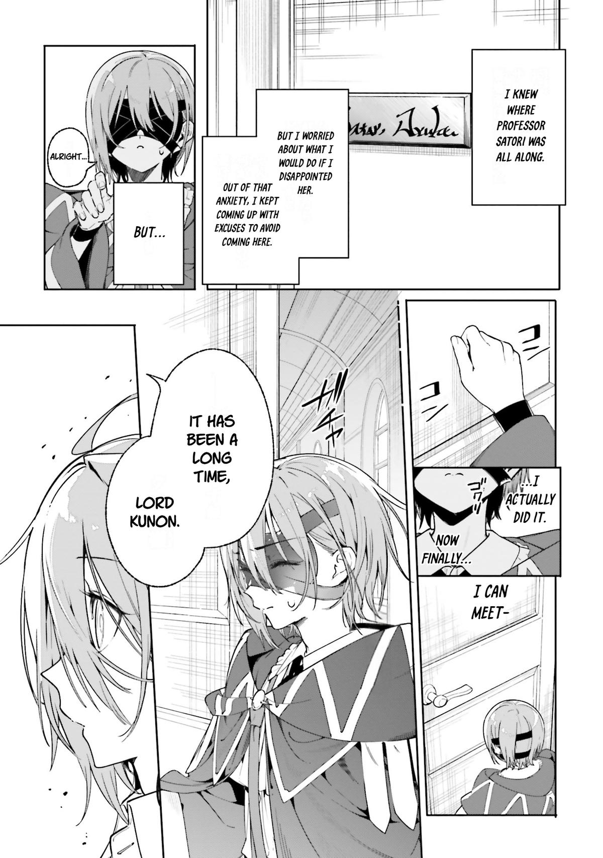 Majutsushi Kunon wa Mieteiru Chap 32 - Next Chap 33