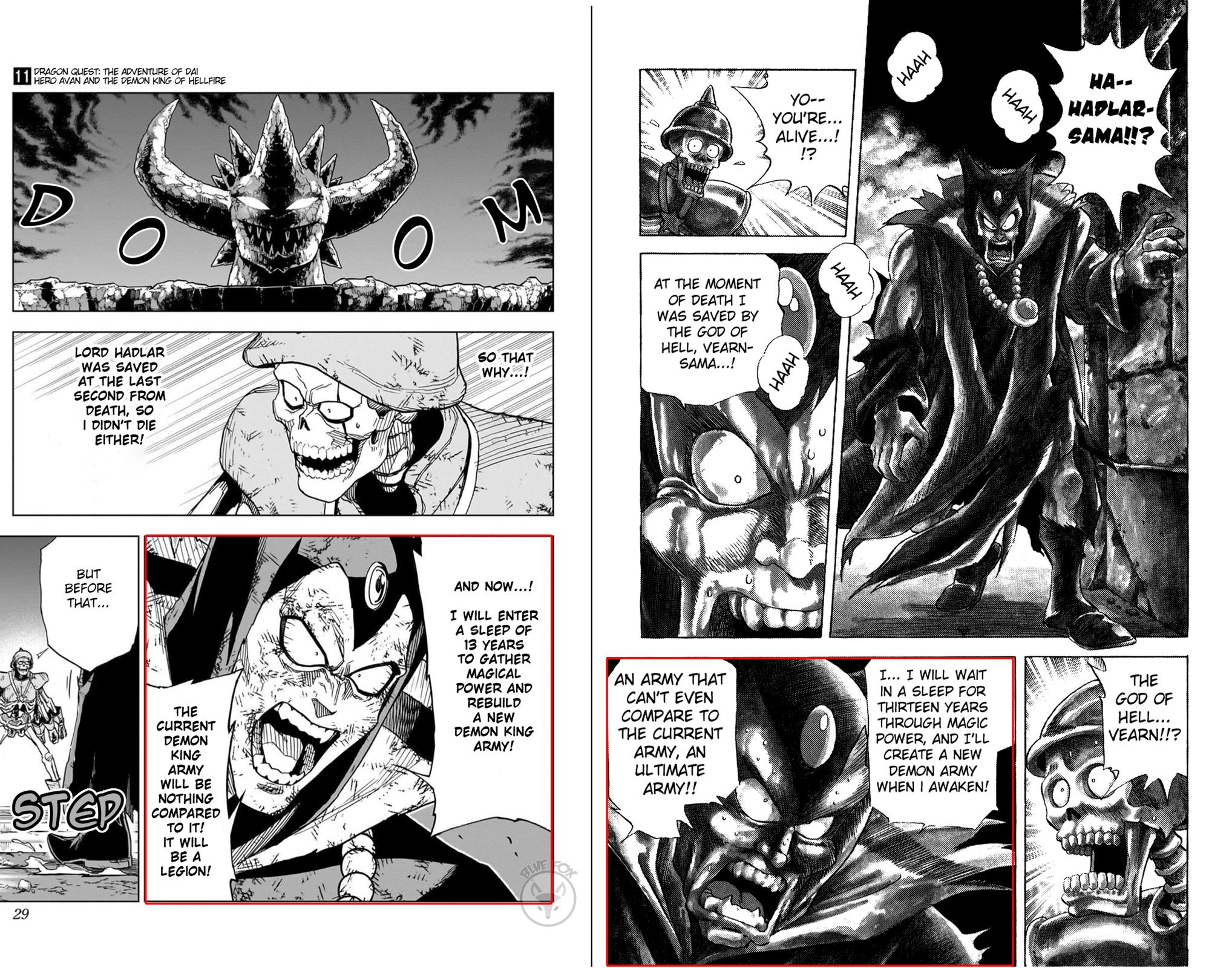Dragon Quest: Dai no Daibouken - Yuusha Avan to Gokuen no Maou Chap 55.5 - Next Chap 56.5
