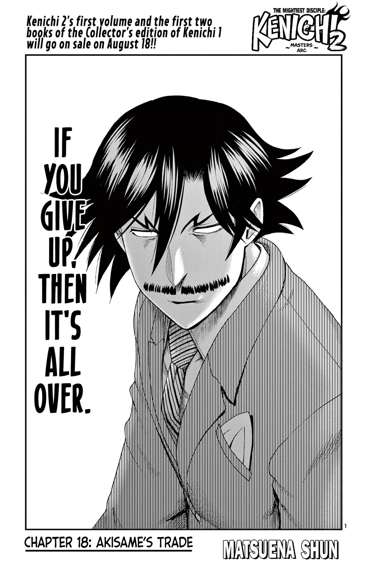 Shijou Saikyou no Deshi Kenichi 2: Tatsujin-hen Chap 18 - Next Chap 19