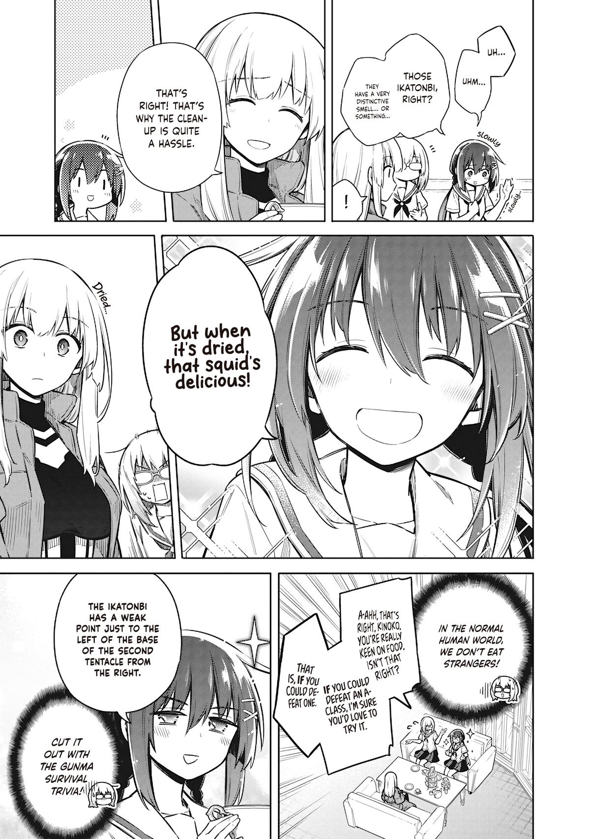 Toukyou KINOKO: Sekai Ranking 1-i no Komyu-ryoku Saijaku JK Chap 24 - Next Chap 25