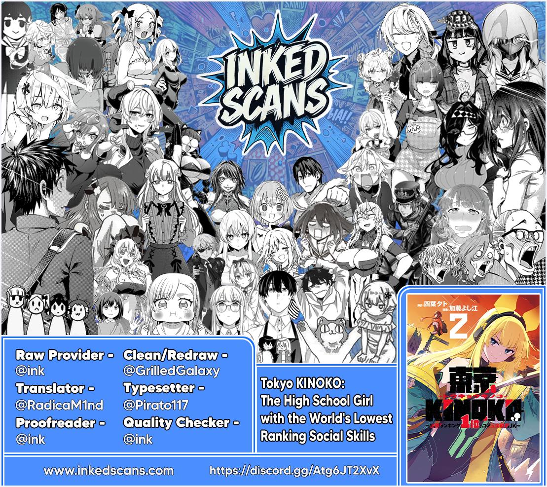 Toukyou KINOKO: Sekai Ranking 1-i no Komyu-ryoku Saijaku JK Chap 24 - Next Chap 25