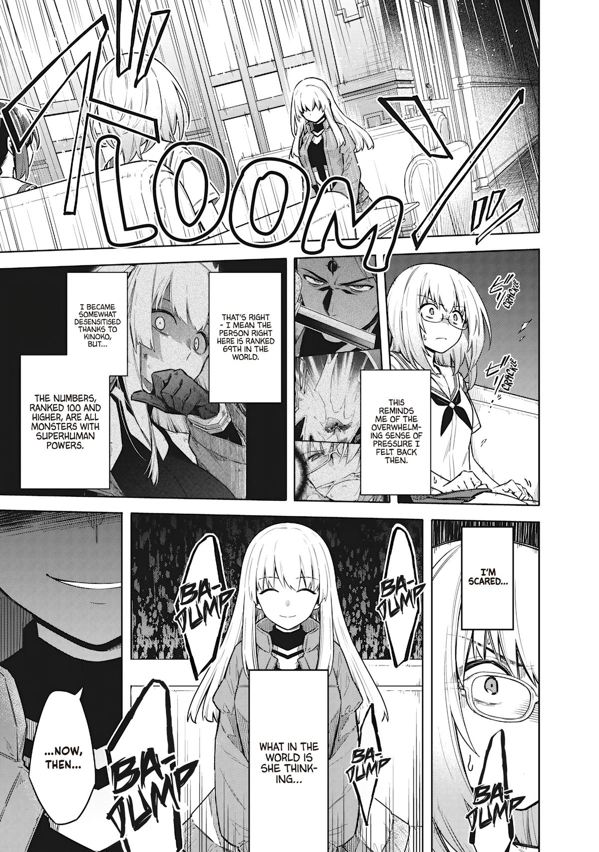 Toukyou KINOKO: Sekai Ranking 1-i no Komyu-ryoku Saijaku JK Chap 24 - Next Chap 25