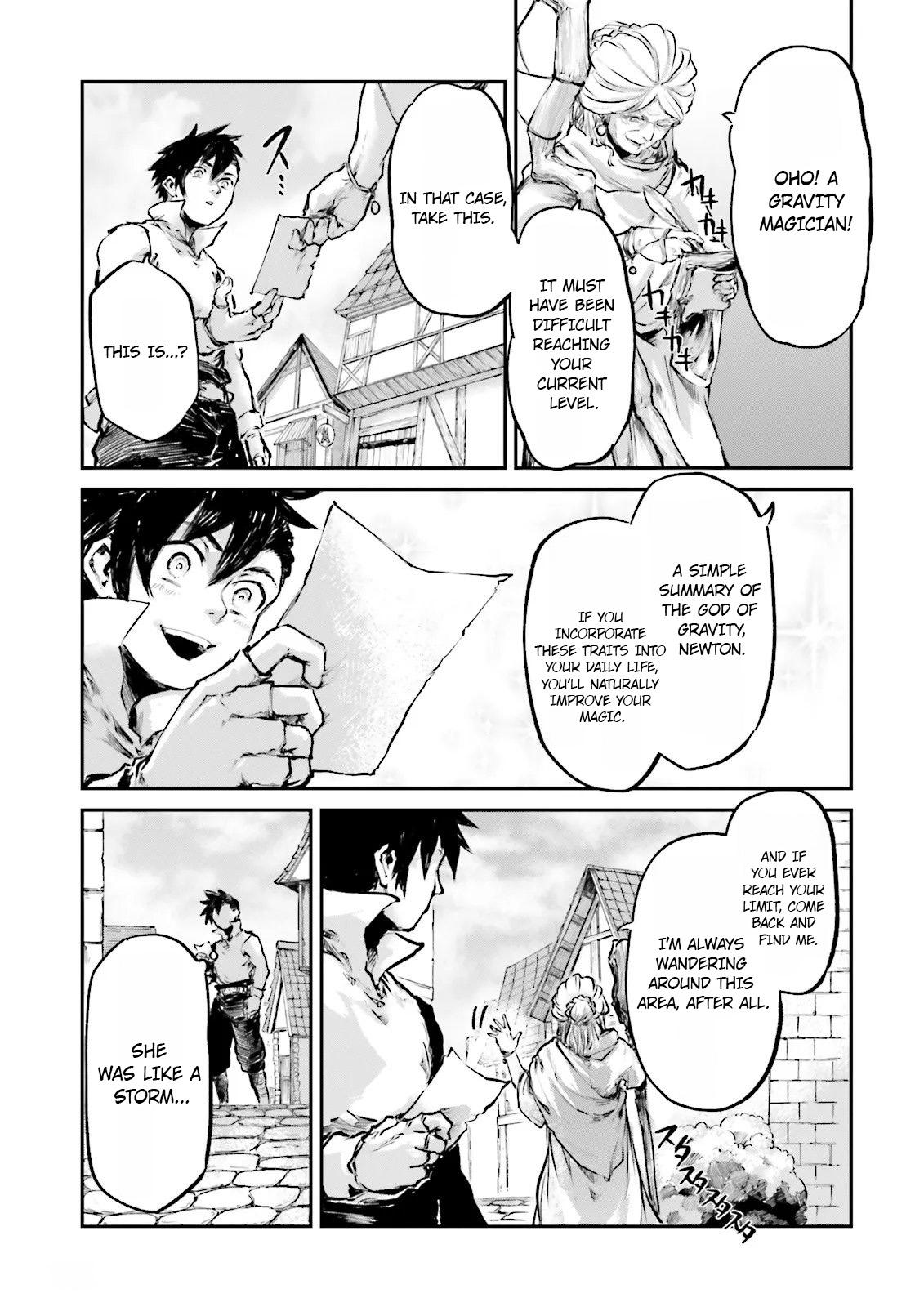 Noroma Mahou to Yobareta Mahoutsukai wa Juuryoku Mahou de Musou suru: Mada Juuryoku no Gainen no Nai Sekai Nite, Shounen wa Banyuu Inryoku Ou to Naru Chap 25 - Next Chap 26