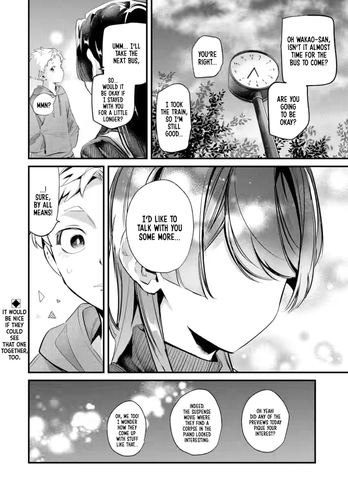 Tonari no Wakao-san wa Miesou de Mienai Chap 27 - Next Chap 28