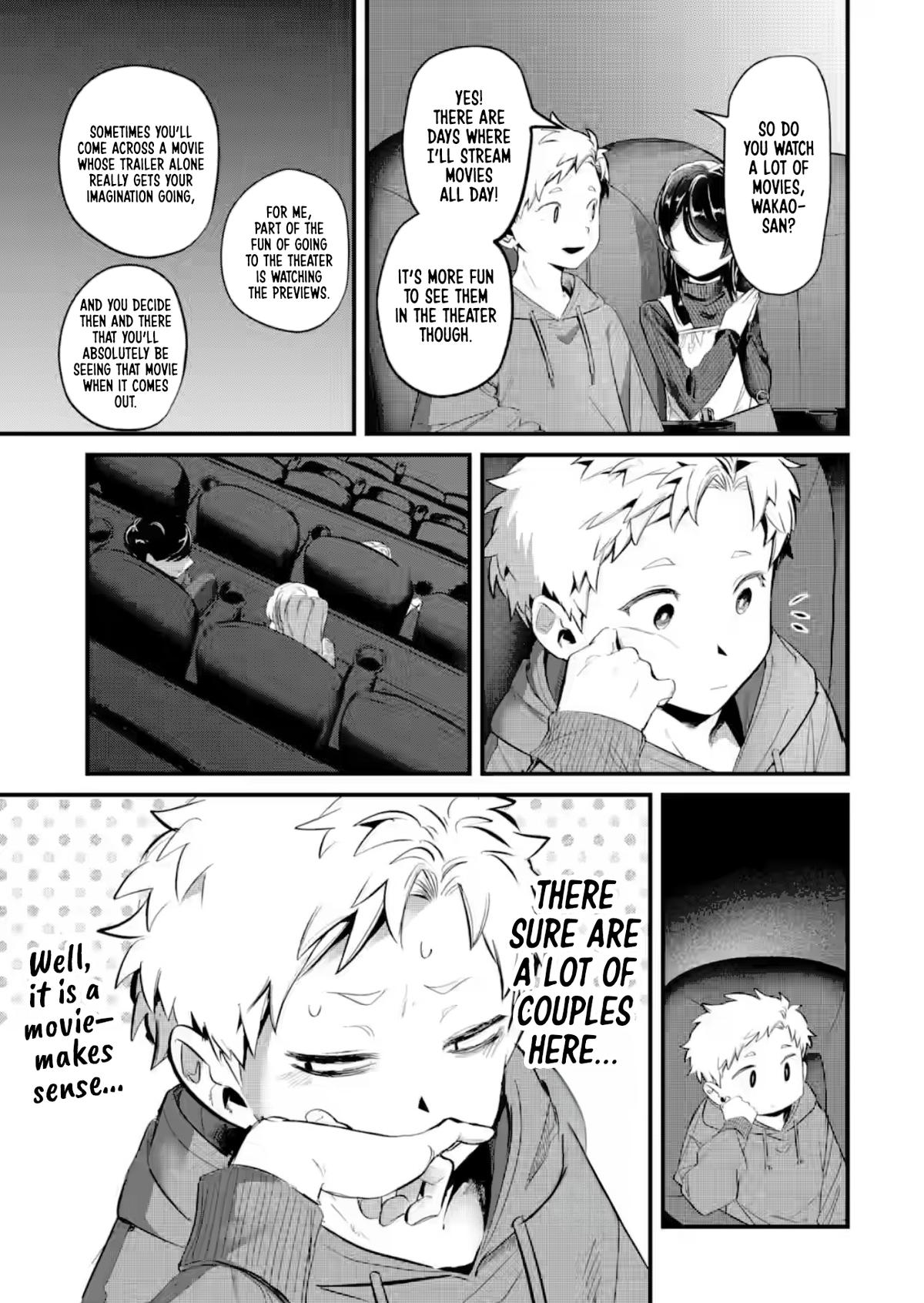 Tonari no Wakao-san wa Miesou de Mienai Chap 27 - Next Chap 28