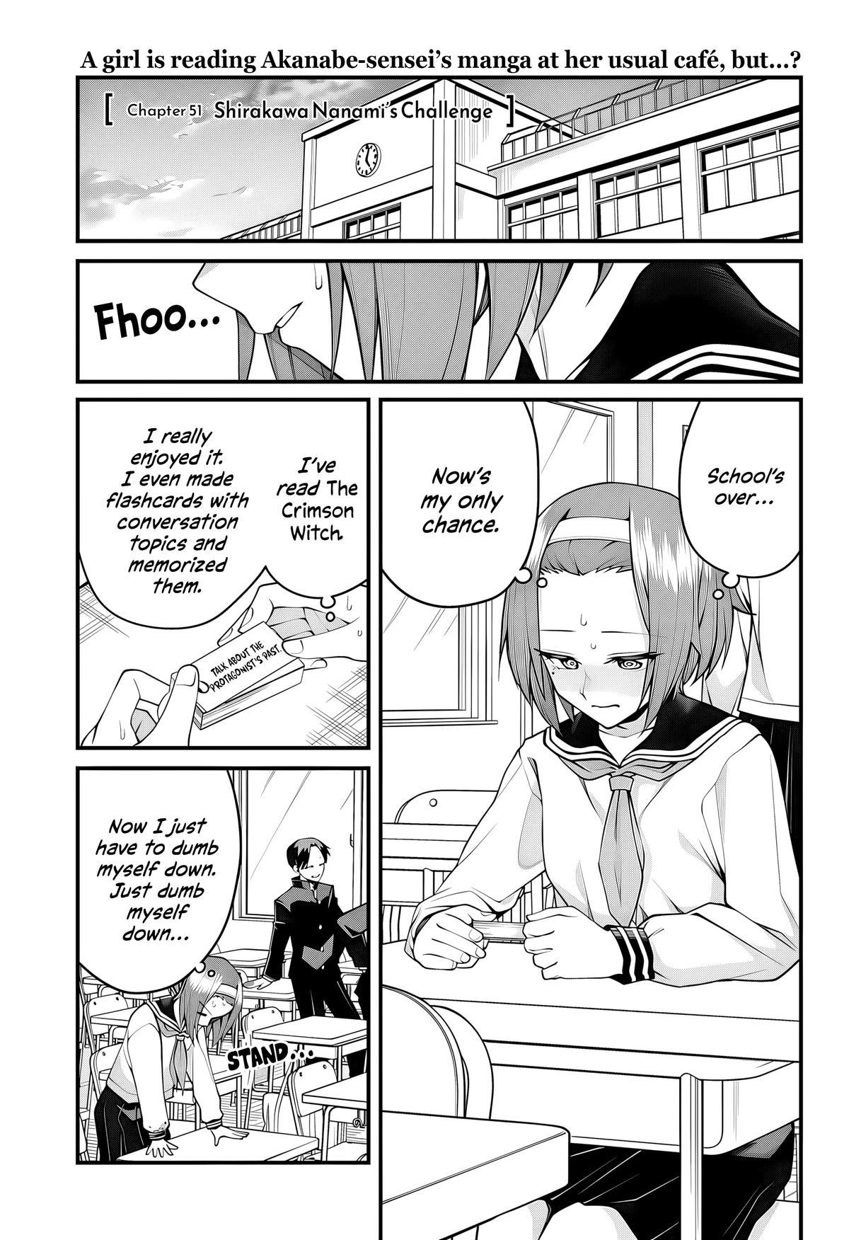 Akanabe-sensei wa Tereshirazu Chap 51 - Next Chap 52