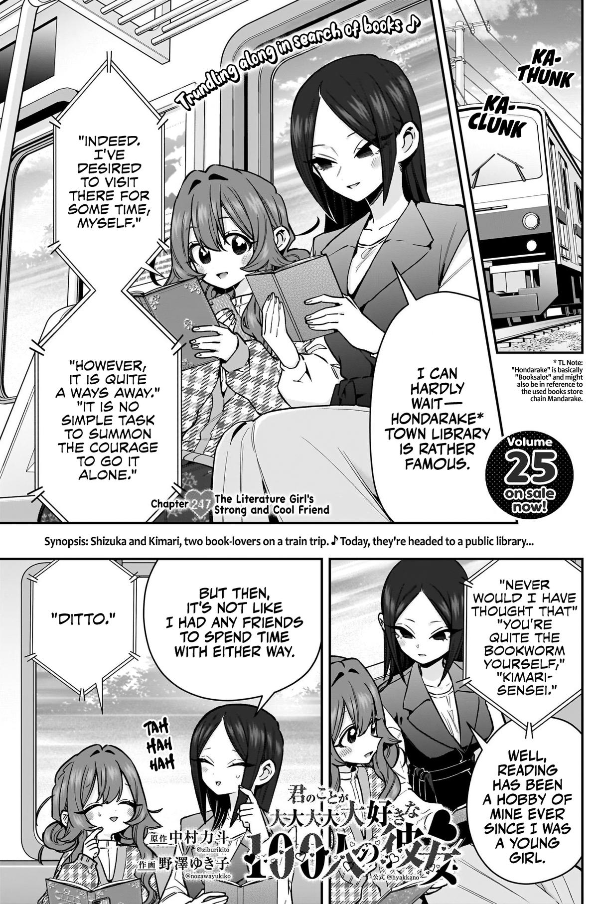 Kimi no Koto ga Daidaidaidaidaisuki na 100-nin no Kanojo Chap 247 - Next Chap 248
