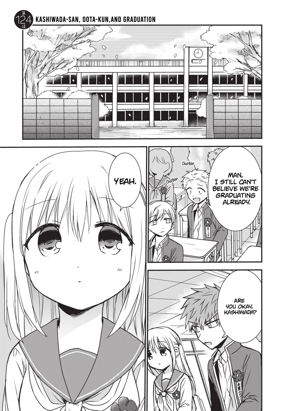 Kao ni Denai Kashiwada-san to Kao ni Deru Oota-kun Chap 124 - Next Chap 125