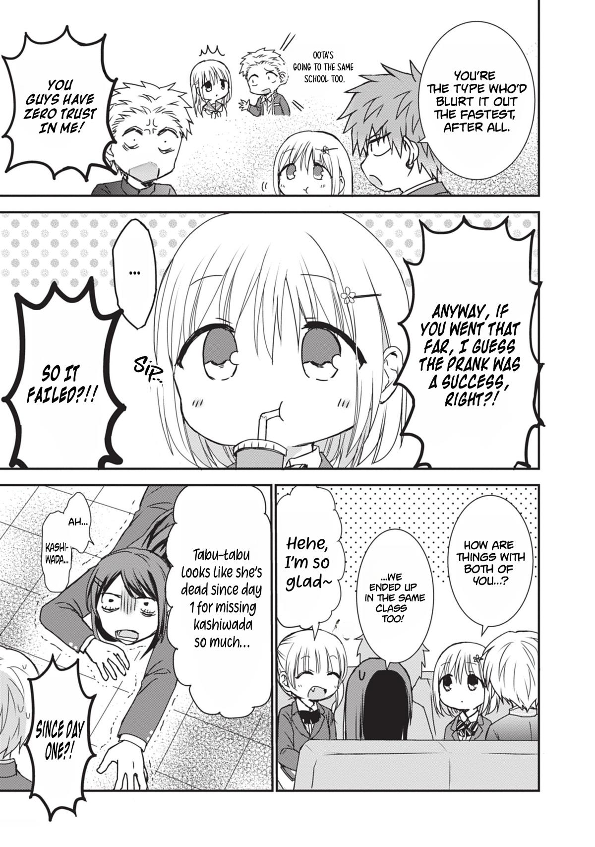 Kao ni Denai Kashiwada-san to Kao ni Deru Oota-kun Chap 125.5 - Next Chap 126.5