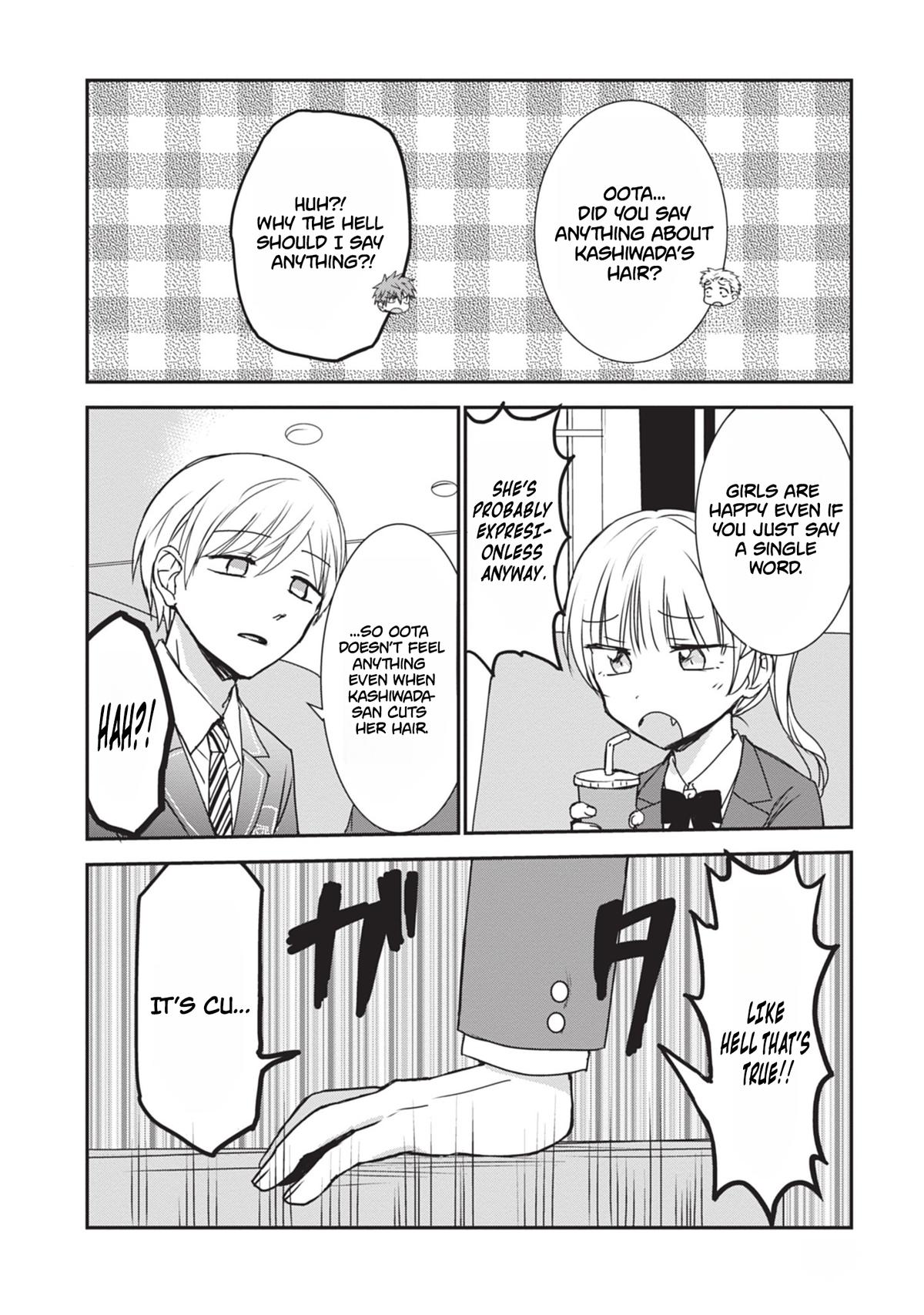 Kao ni Denai Kashiwada-san to Kao ni Deru Oota-kun Chap 125.5 - Next Chap 126.5
