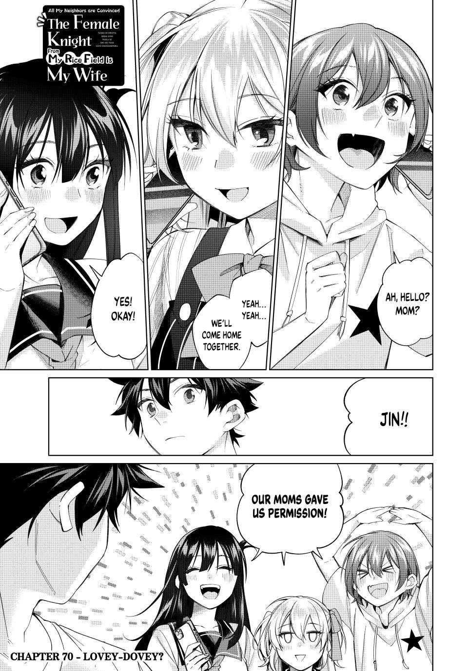 Tanbo de Hirotta Onna Kishi, Inaka de Ore no Yome dato Omowareteiru Chap 70 - Next Chap 71