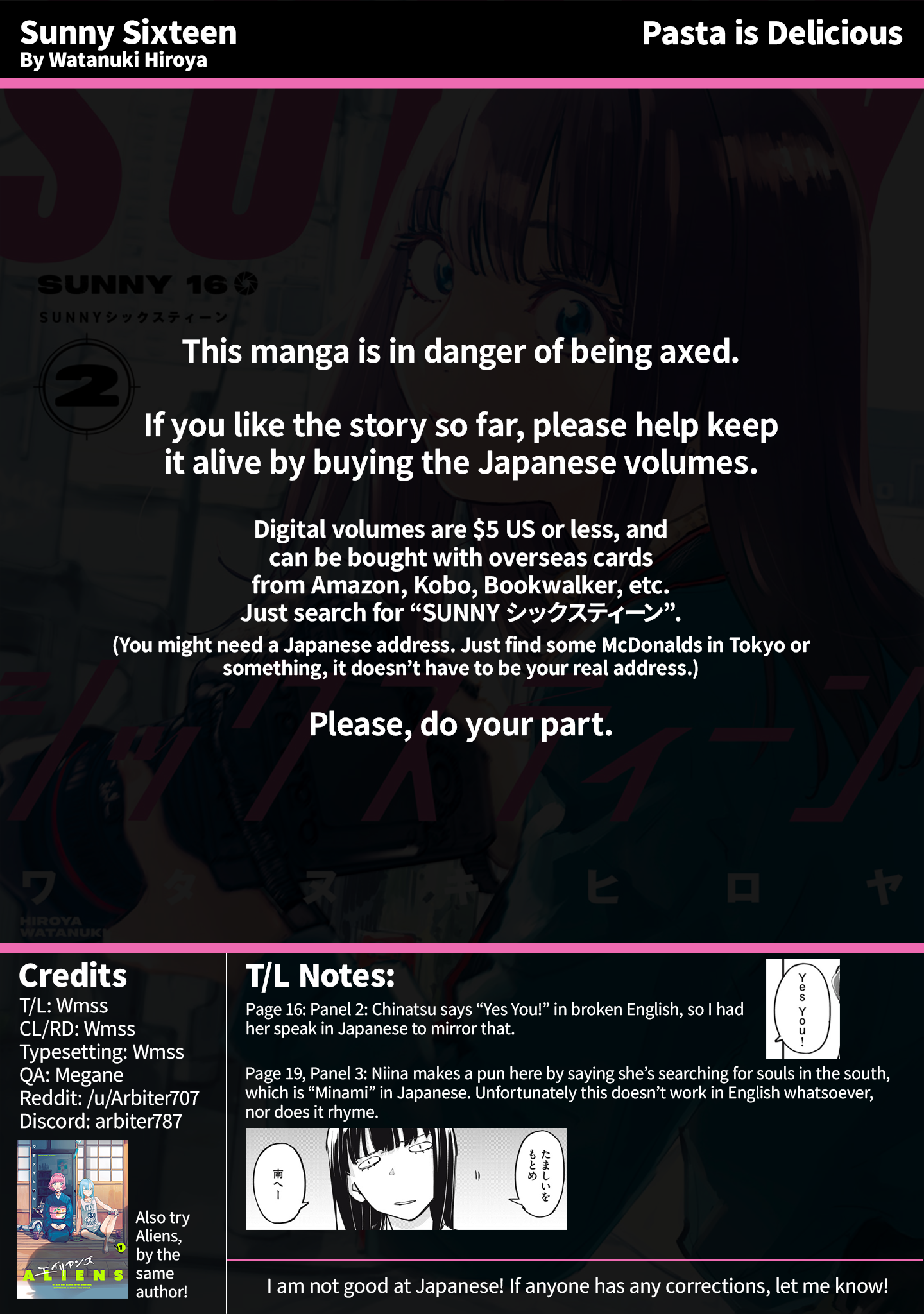 Sunny Sixteen Chap 10 - Next Chap 11