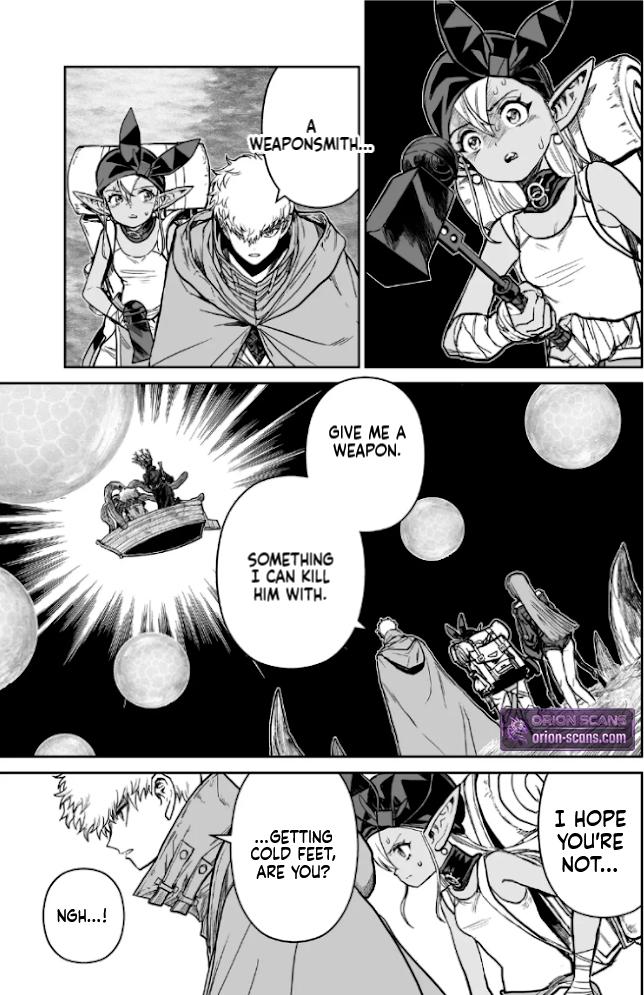 Abandoned: Tsuyosugite Buki ga Kowareru Yuusha to Buki Shokunin no Elf Chap 24 - Next Chap 25