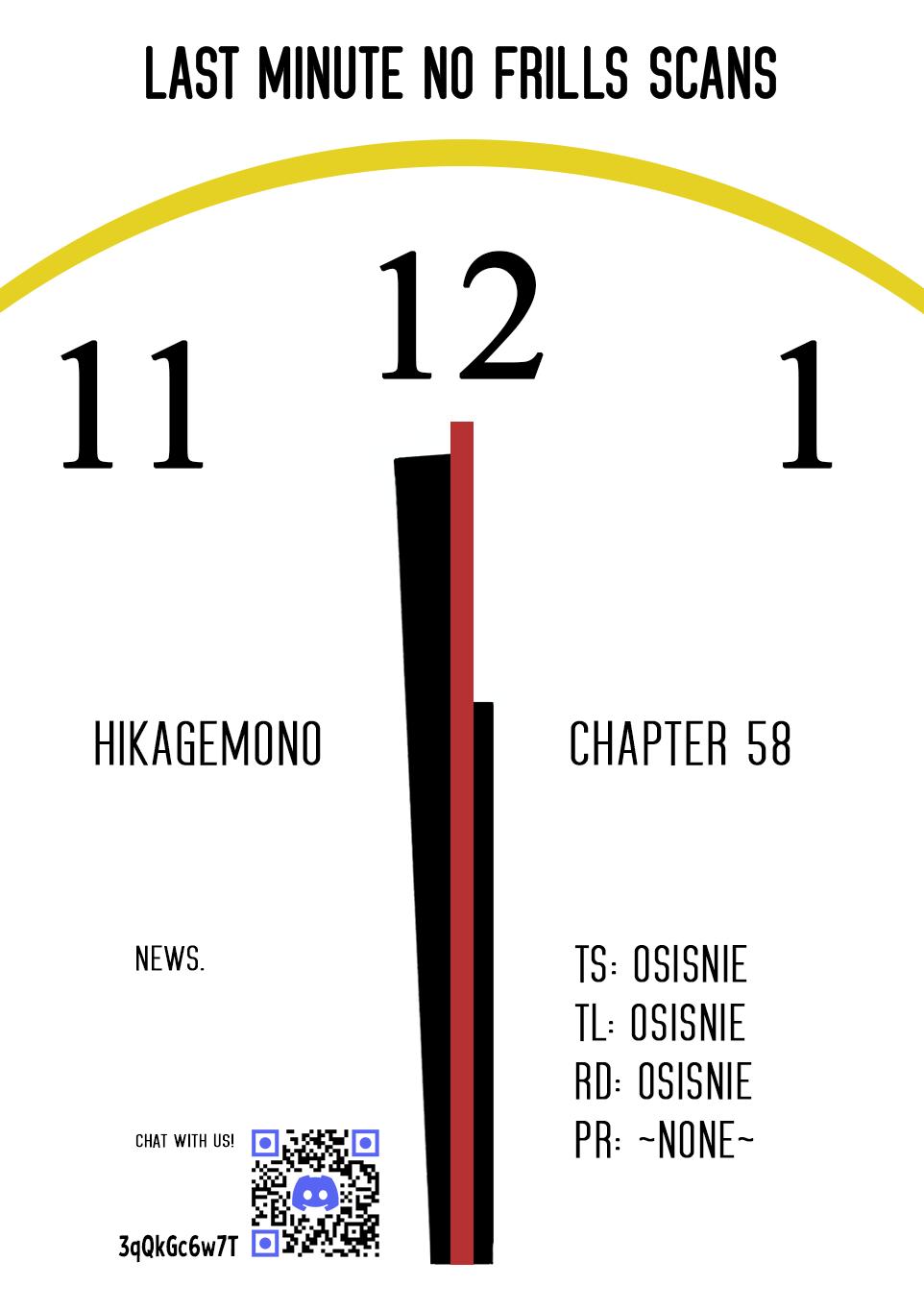 Hikagemono demo Yarinaoshite Ii desu ka? Chap 58 - Next Chap 59