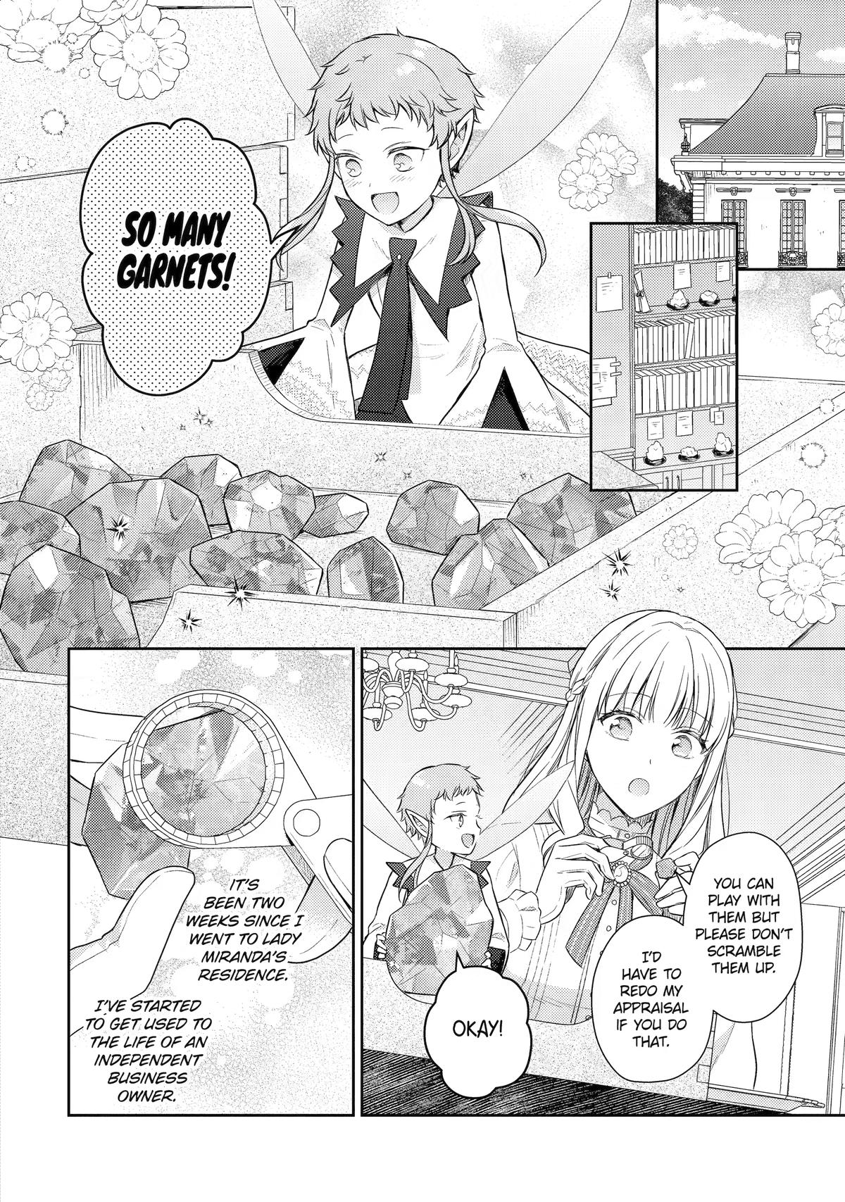 Botsuraku Reijou no Okinimesu mama: Konyaku Haki sareta node Houseki Kanteishi toshite Dokuritsu shimasu Chap 12 - Next Chap 13