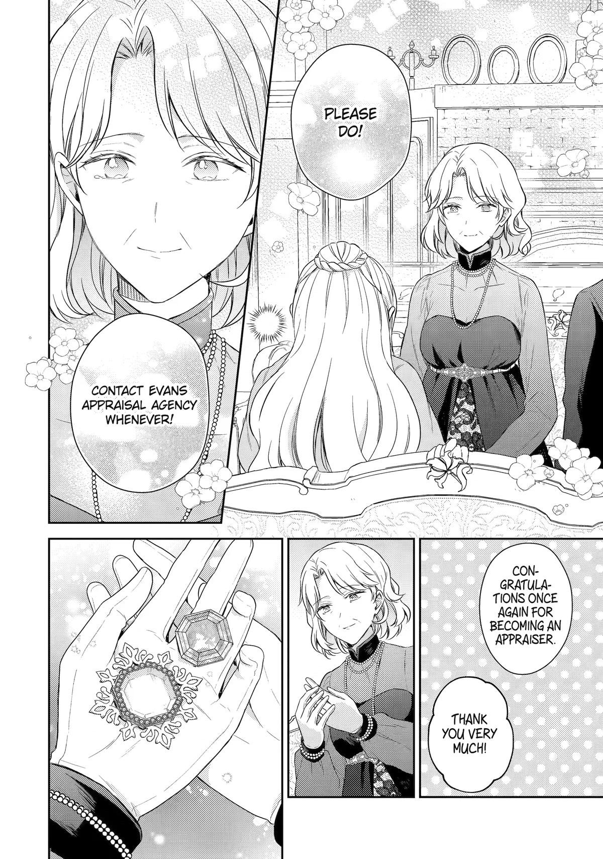 Botsuraku Reijou no Okinimesu mama: Konyaku Haki sareta node Houseki Kanteishi toshite Dokuritsu shimasu Chap 12 - Next Chap 13