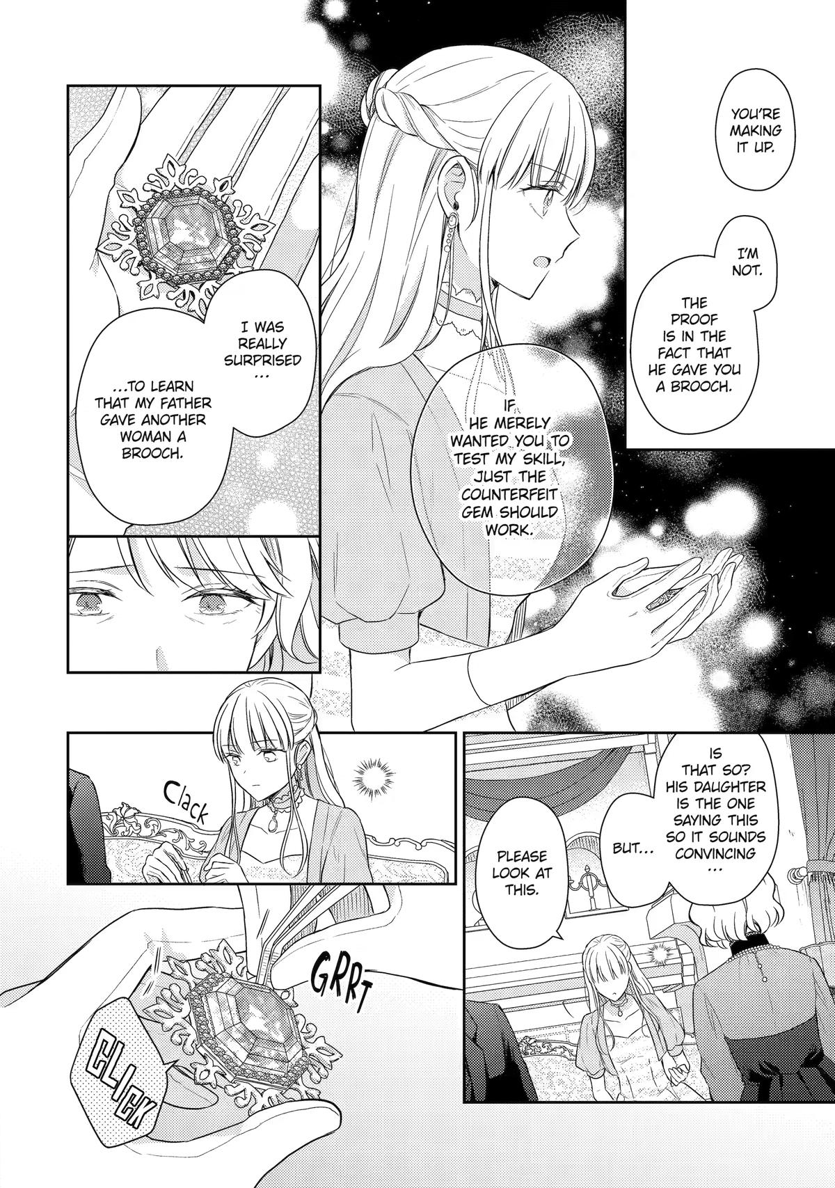 Botsuraku Reijou no Okinimesu mama: Konyaku Haki sareta node Houseki Kanteishi toshite Dokuritsu shimasu Chap 12 - Next Chap 13