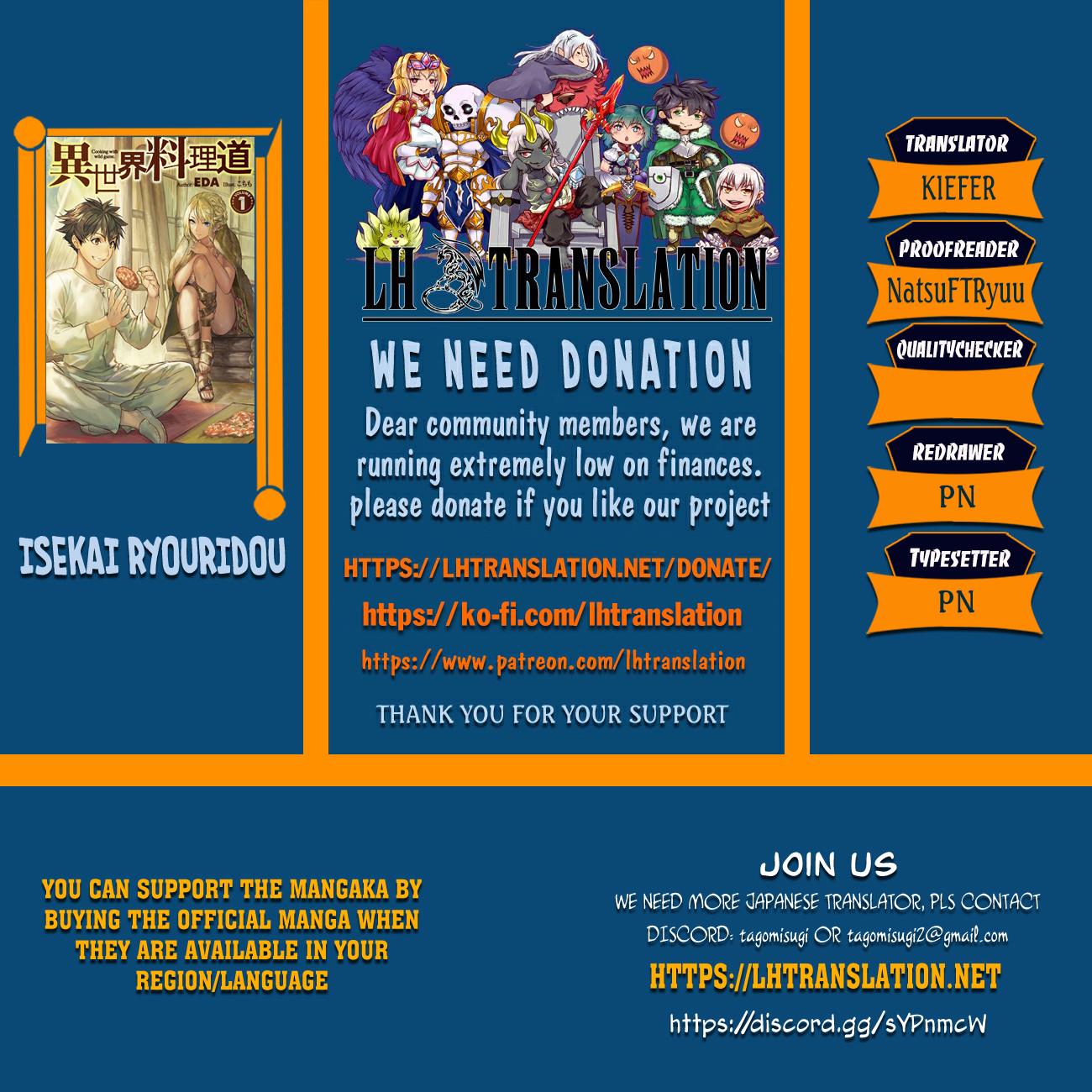 Isekai Ryouridou Chap 73 - Next Chap 74