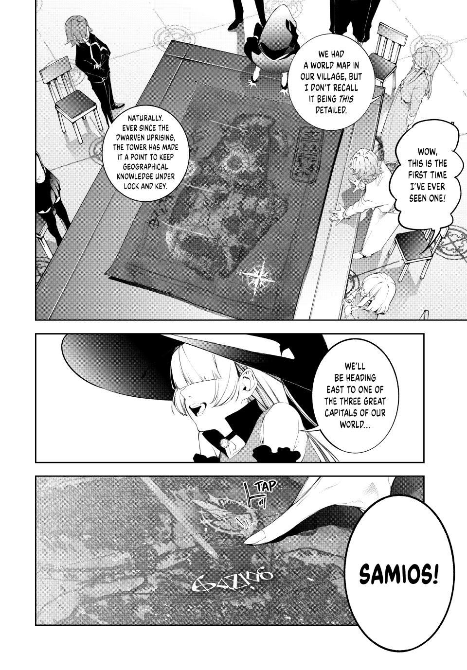 Tsue to Tsurugi no Wistoria Chap 63 - Next Chap 64
