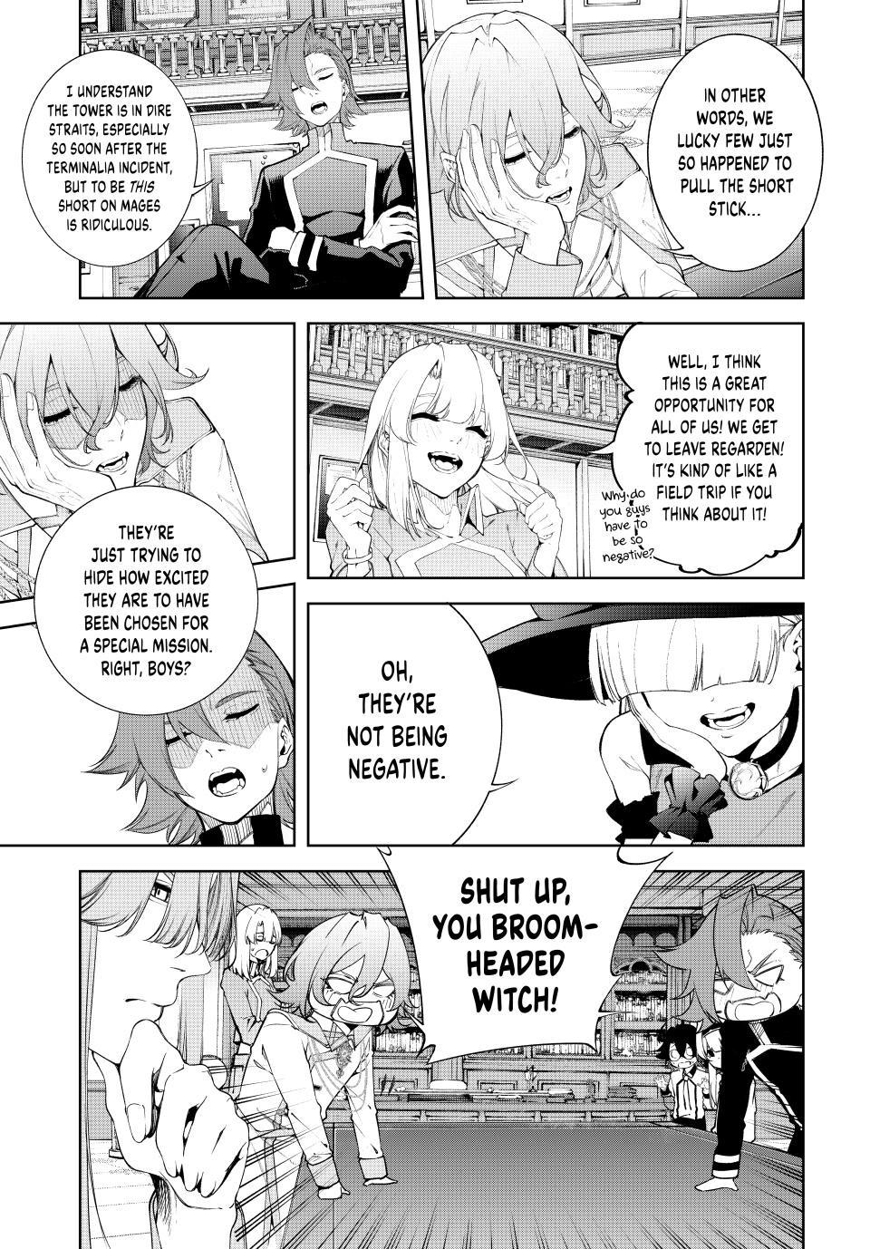 Tsue to Tsurugi no Wistoria Chap 63 - Next Chap 64