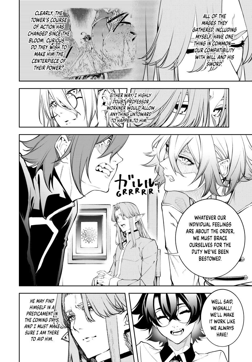 Tsue to Tsurugi no Wistoria Chap 63 - Next Chap 64