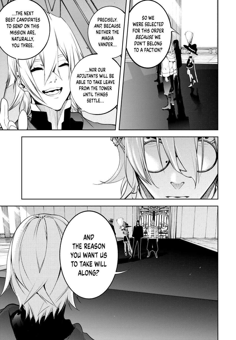 Tsue to Tsurugi no Wistoria Chap 63 - Next Chap 64