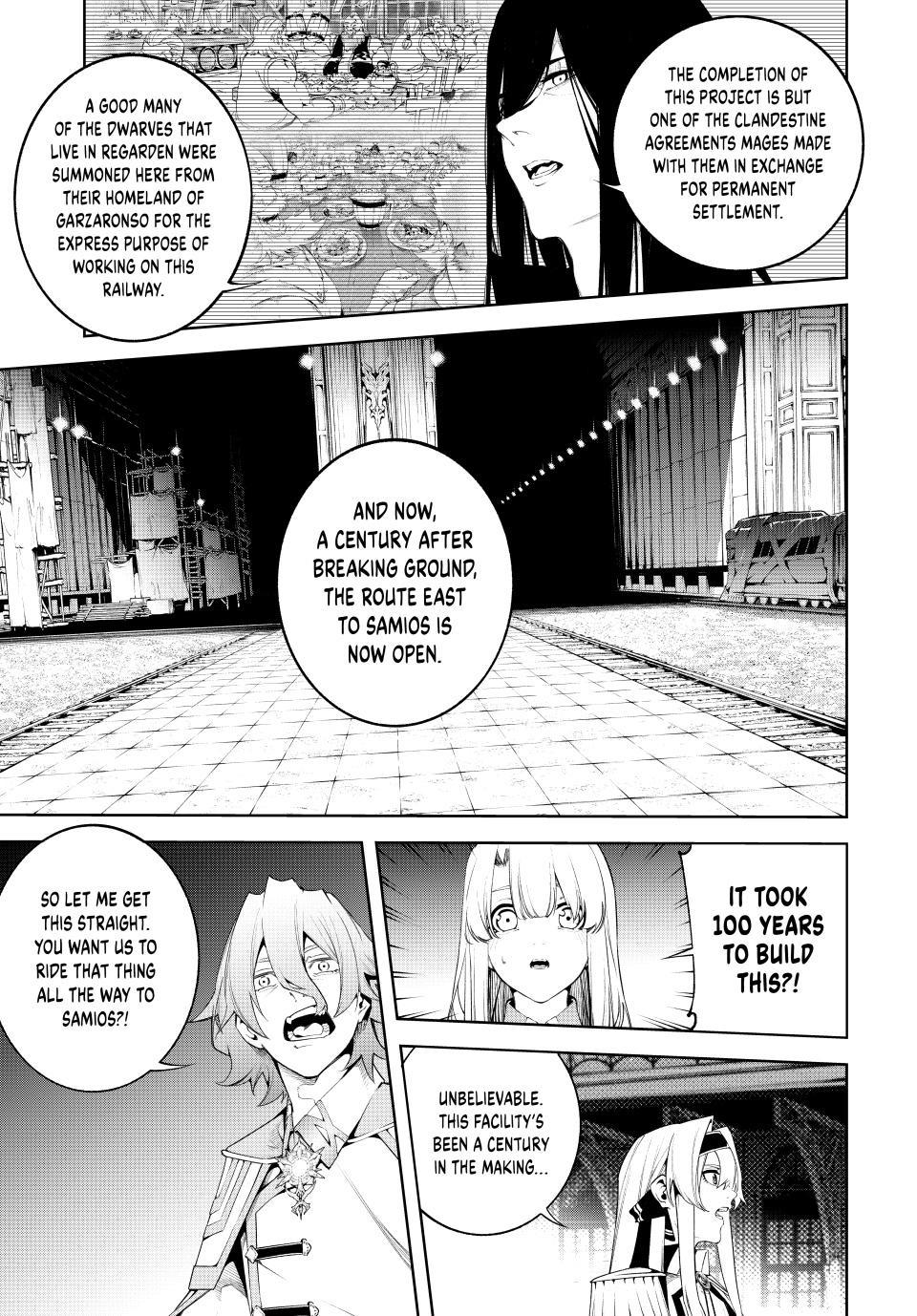 Tsue to Tsurugi no Wistoria Chap 63 - Next Chap 64