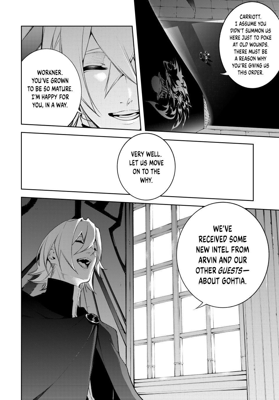 Tsue to Tsurugi no Wistoria Chap 63 - Next Chap 64