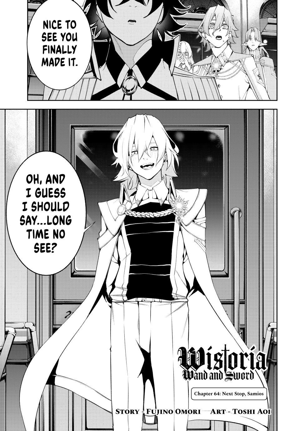 Tsue to Tsurugi no Wistoria Chap 64 - Next Chap 65