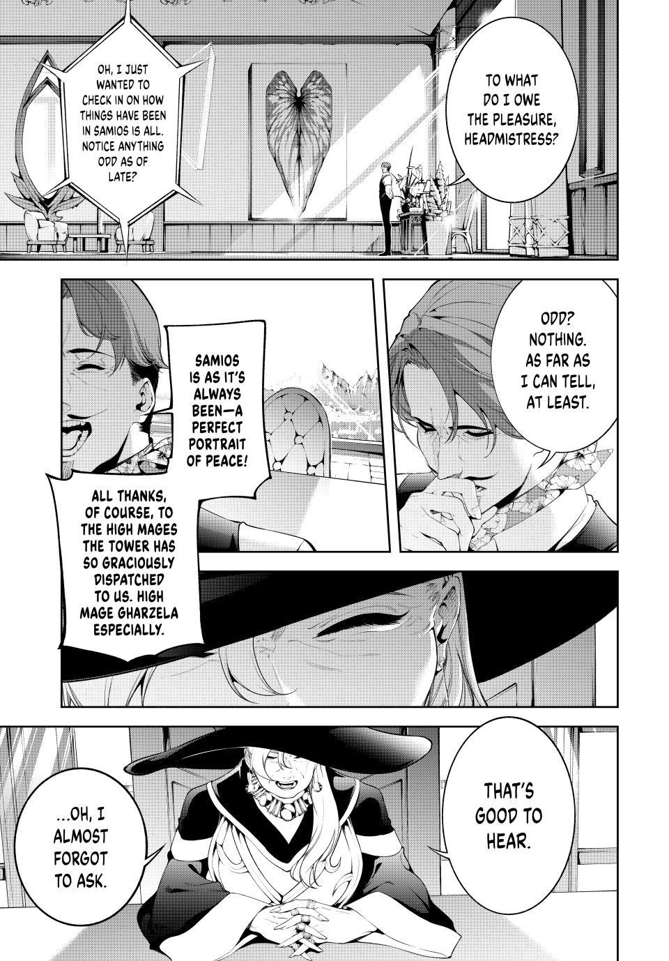 Tsue to Tsurugi no Wistoria Chap 64 - Next Chap 65