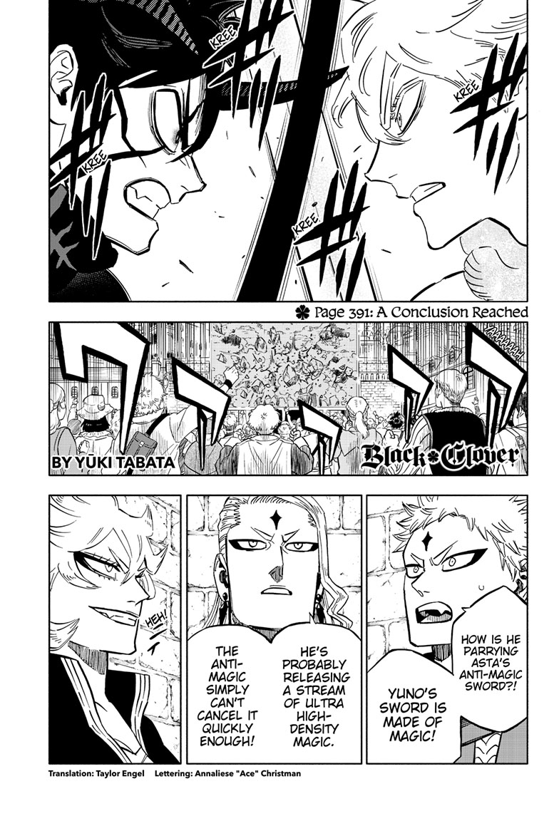 Black Clover Chap 391 - Next Chap 392