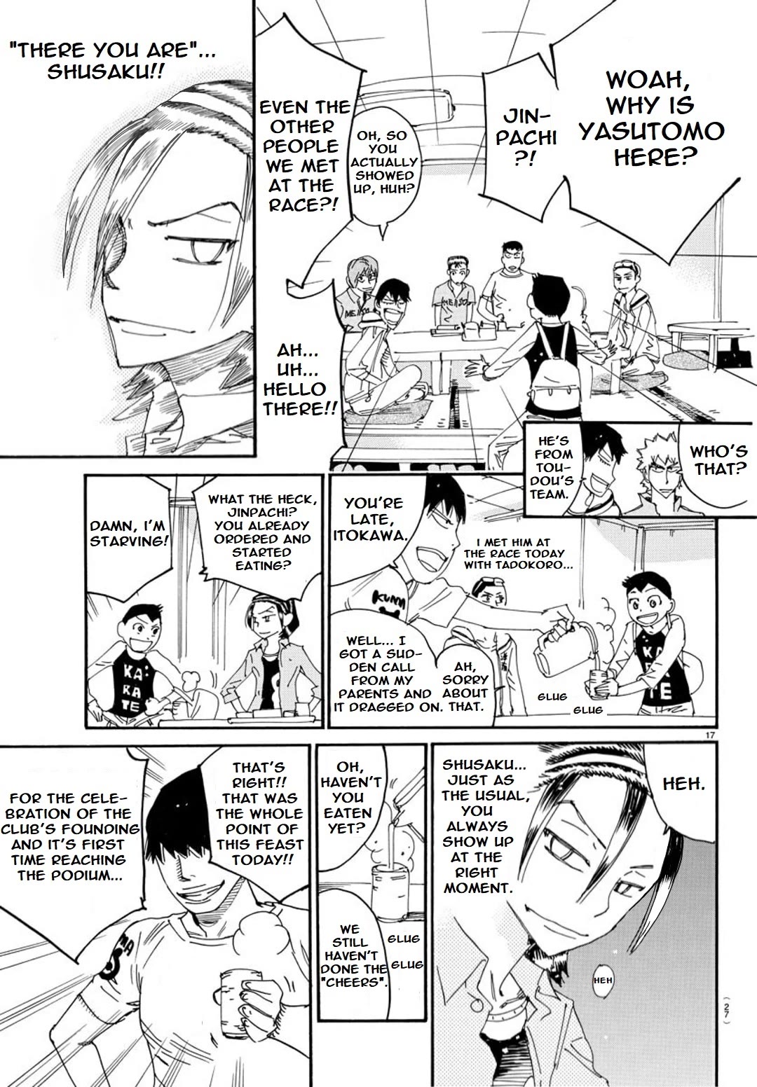 Yowamushi Pedal: Spare Bike Chap 123 - Next Chap 124
