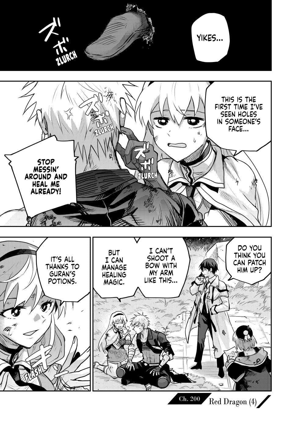 Mikata ga Yowasugite Hojo Mahou ni Tesshiteita Kyuutei Mahoushi, Tsuihou sarete Saikyou wo Mezashimasu Chap 200 - Next Chap 201