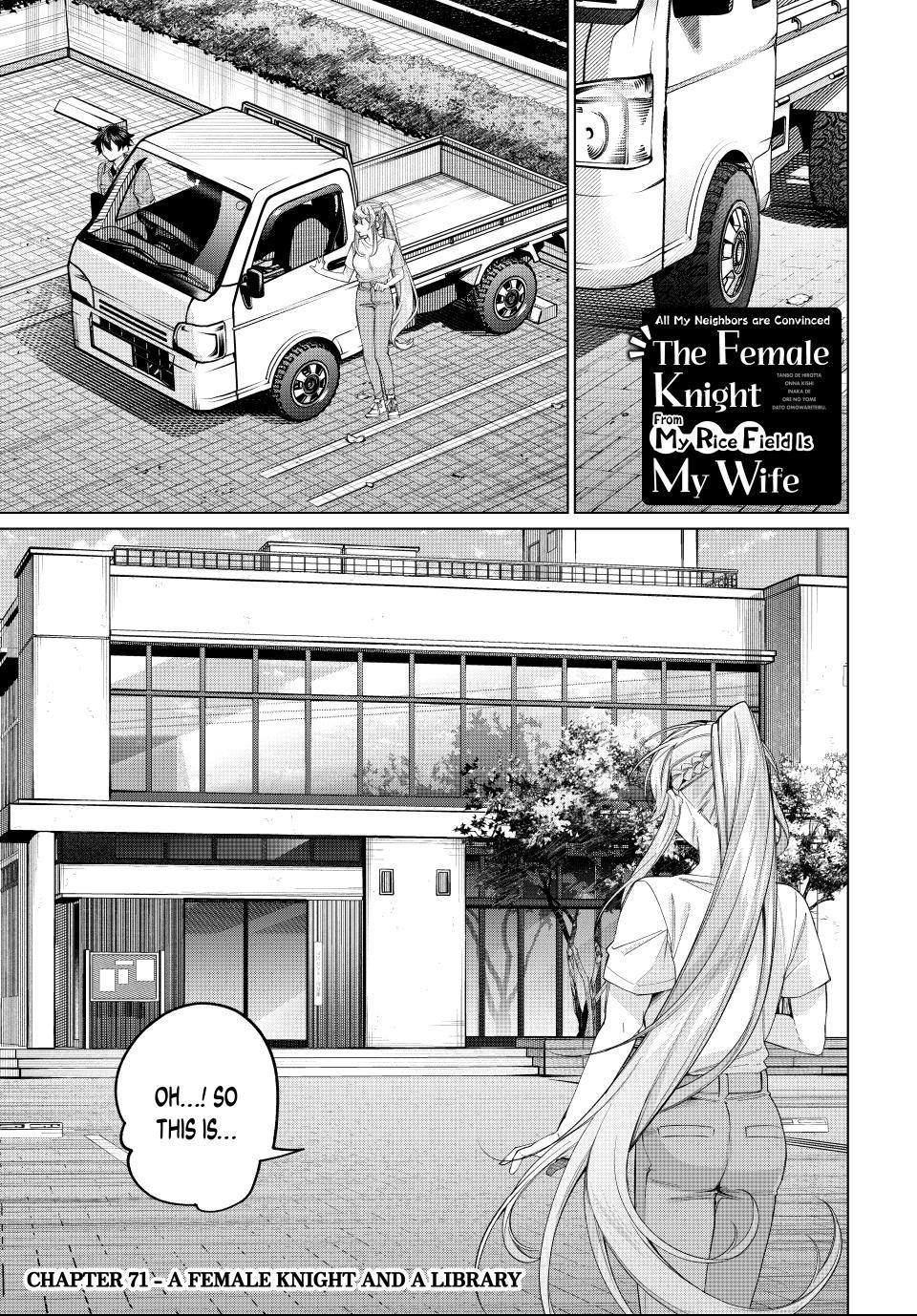 Tanbo de Hirotta Onna Kishi, Inaka de Ore no Yome dato Omowareteiru Chap 71 - Next Chap 72