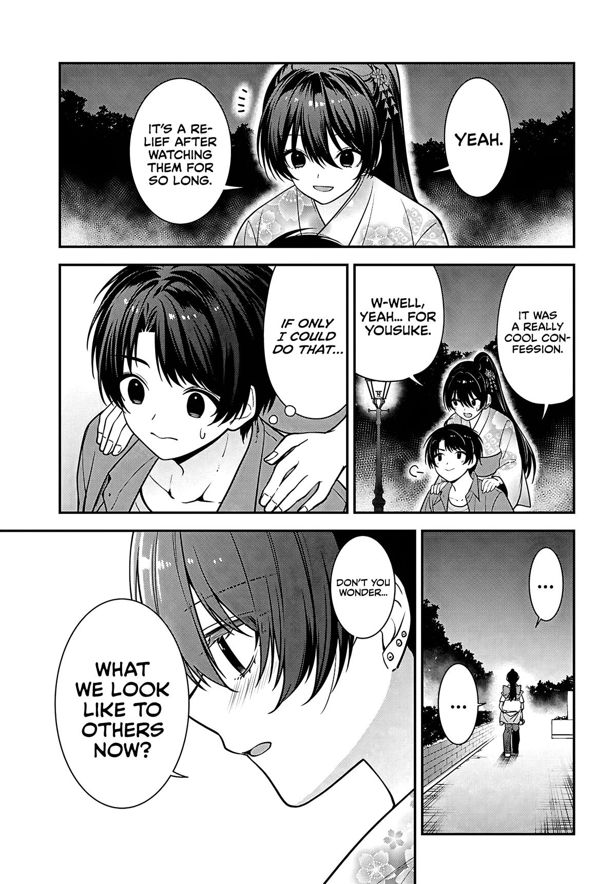 Tonari no Seki no Yankee Shimizu-san ga Kami wo Kuroku Sometekita Chap 16 - Next Chap 17