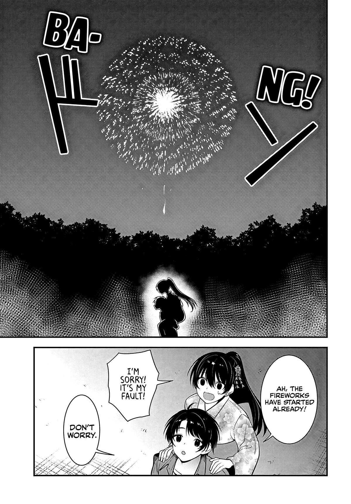 Tonari no Seki no Yankee Shimizu-san ga Kami wo Kuroku Sometekita Chap 16 - Next Chap 17