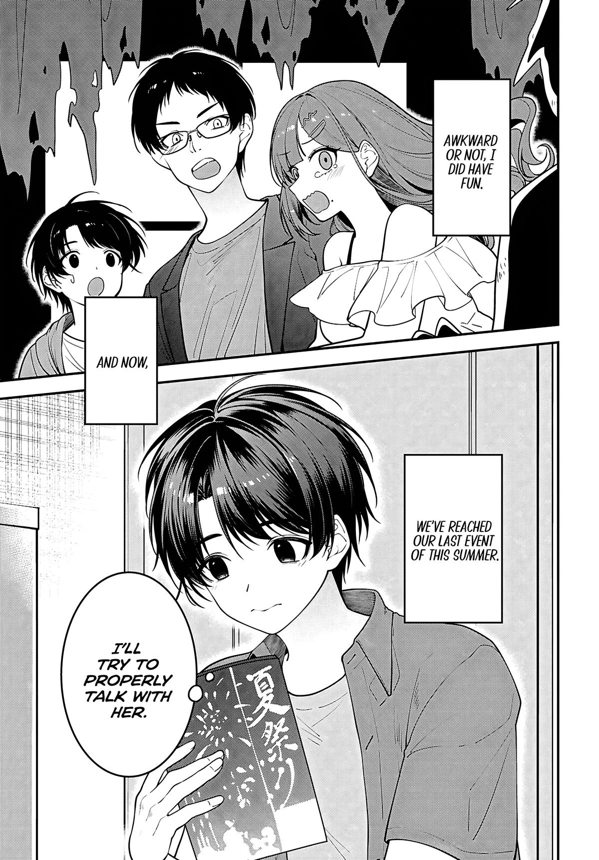 Tonari no Seki no Yankee Shimizu-san ga Kami wo Kuroku Sometekita Chap 16 - Next Chap 17
