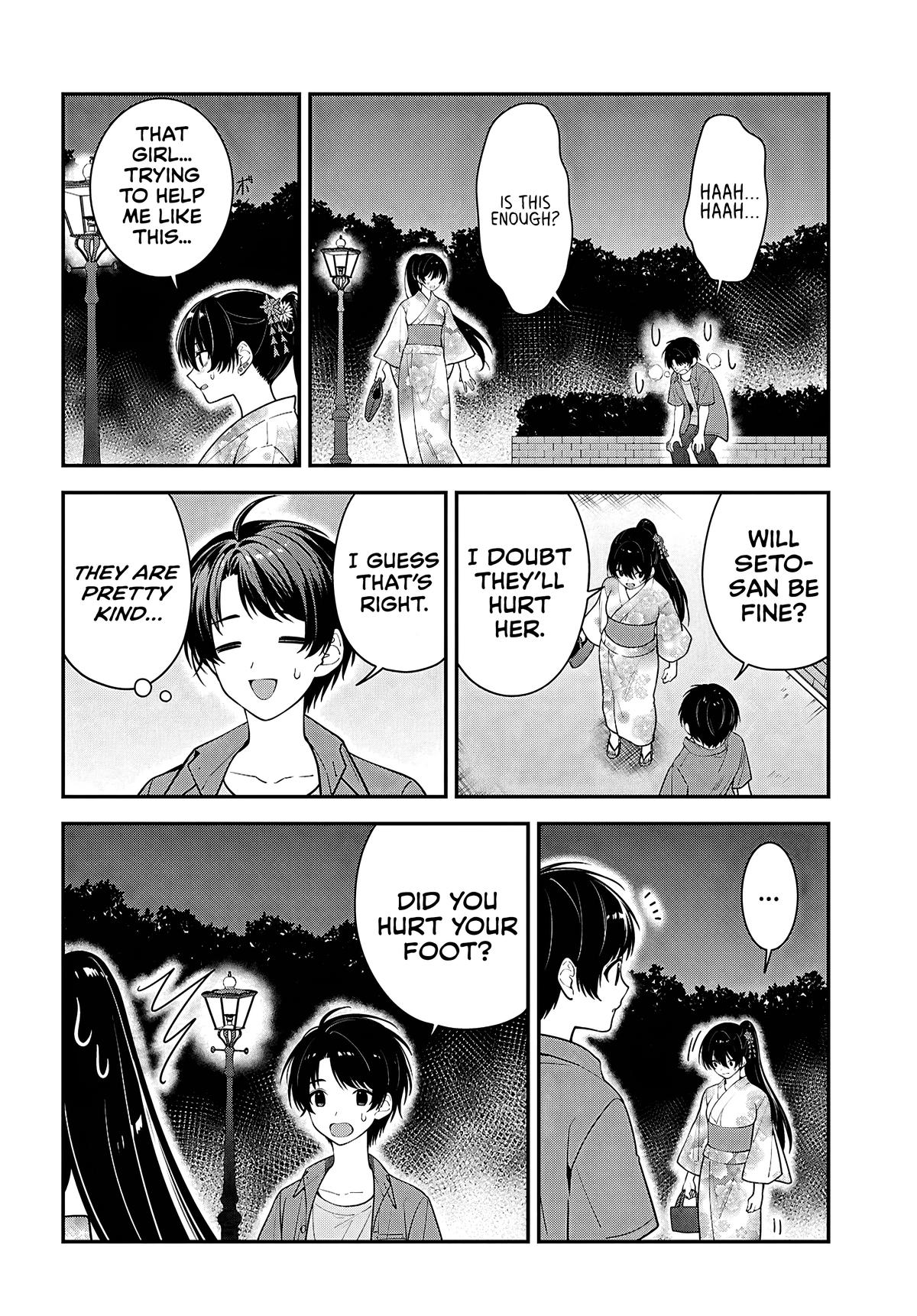 Tonari no Seki no Yankee Shimizu-san ga Kami wo Kuroku Sometekita Chap 16 - Next Chap 17
