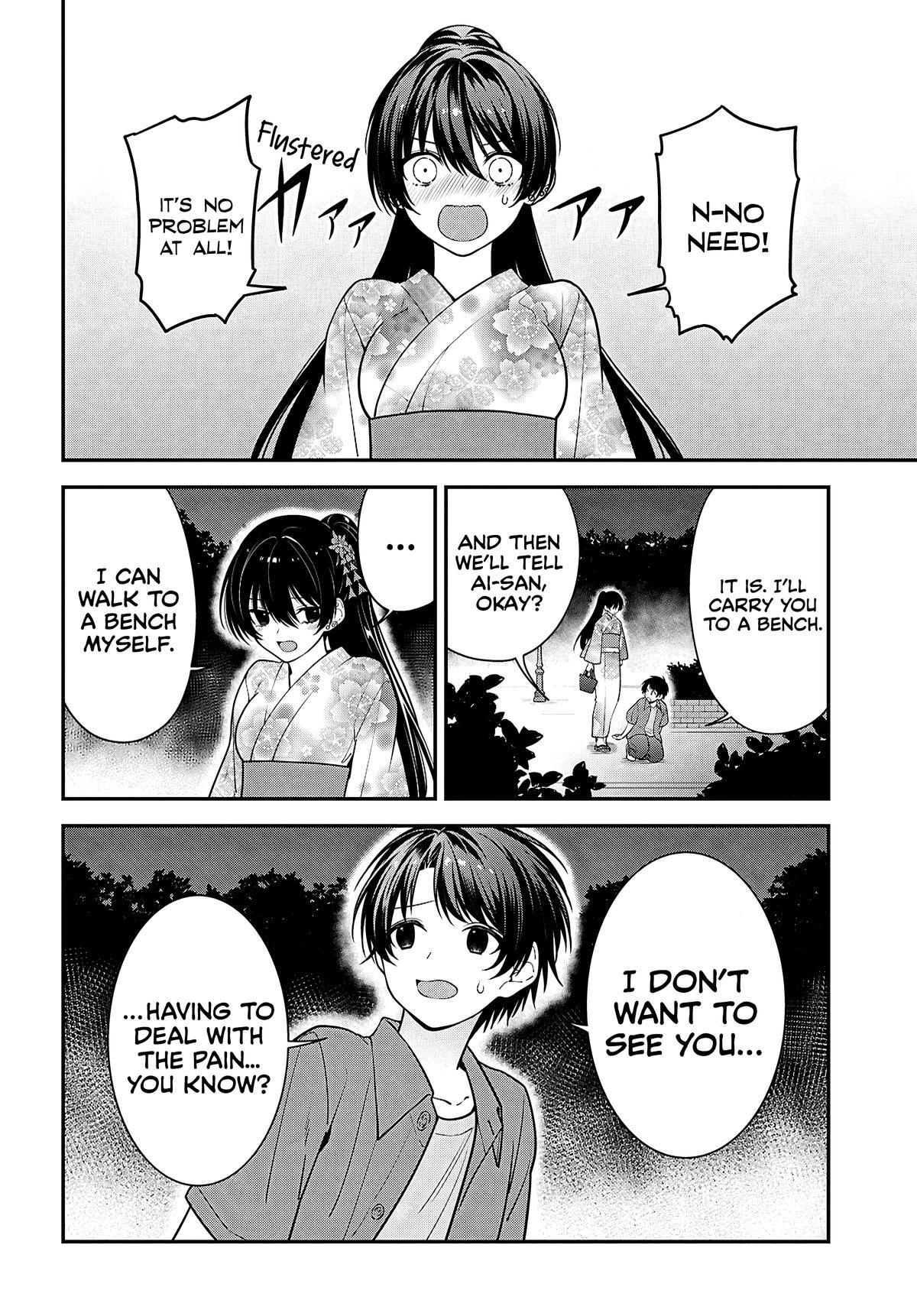 Tonari no Seki no Yankee Shimizu-san ga Kami wo Kuroku Sometekita Chap 16 - Next Chap 17