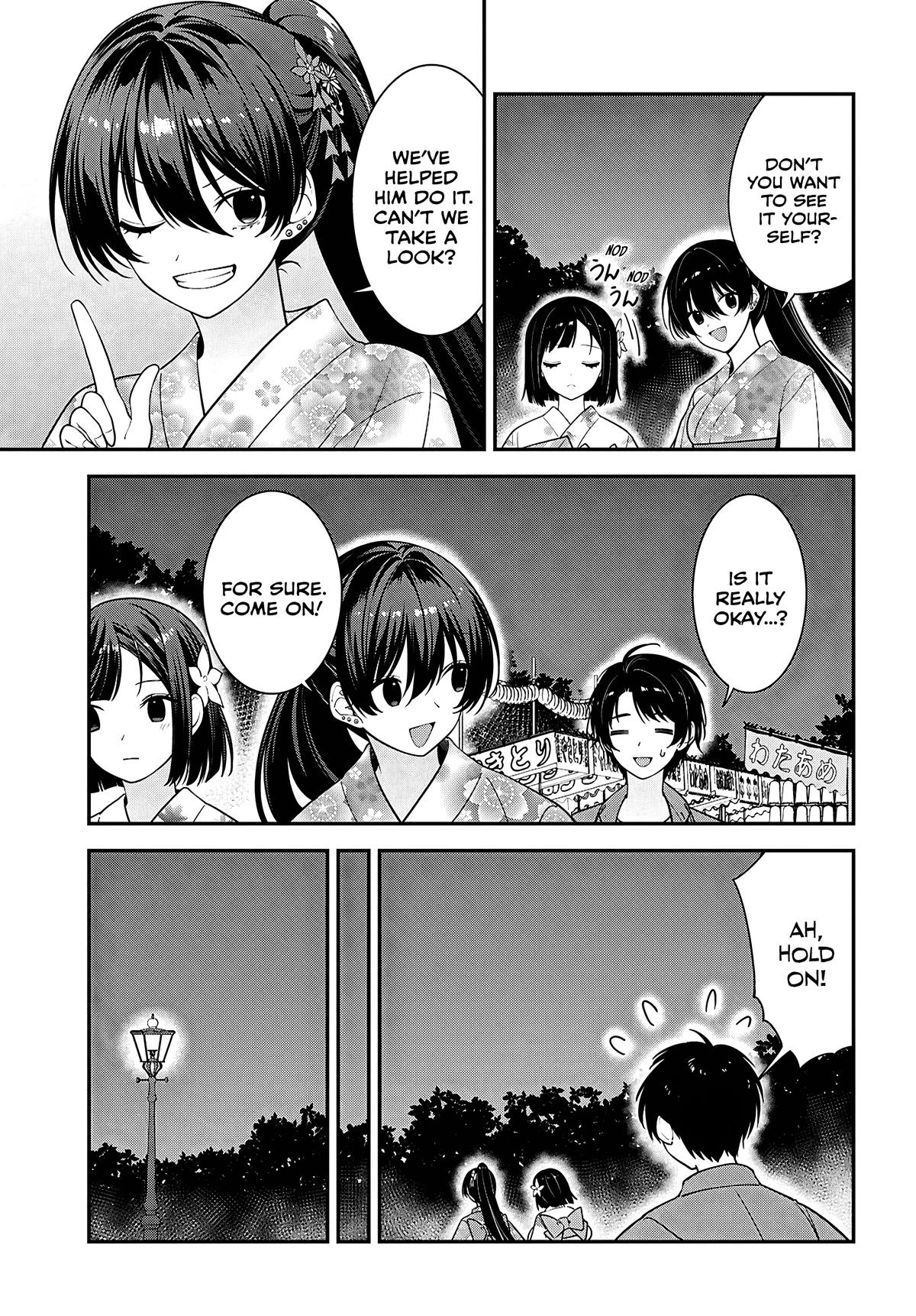 Tonari no Seki no Yankee Shimizu-san ga Kami wo Kuroku Sometekita Chap 16 - Next Chap 17