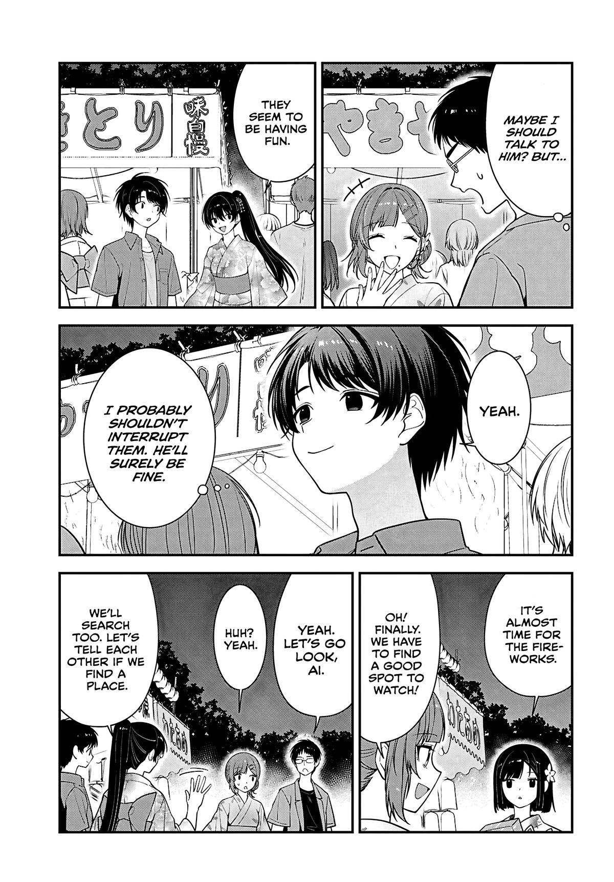 Tonari no Seki no Yankee Shimizu-san ga Kami wo Kuroku Sometekita Chap 16 - Next Chap 17