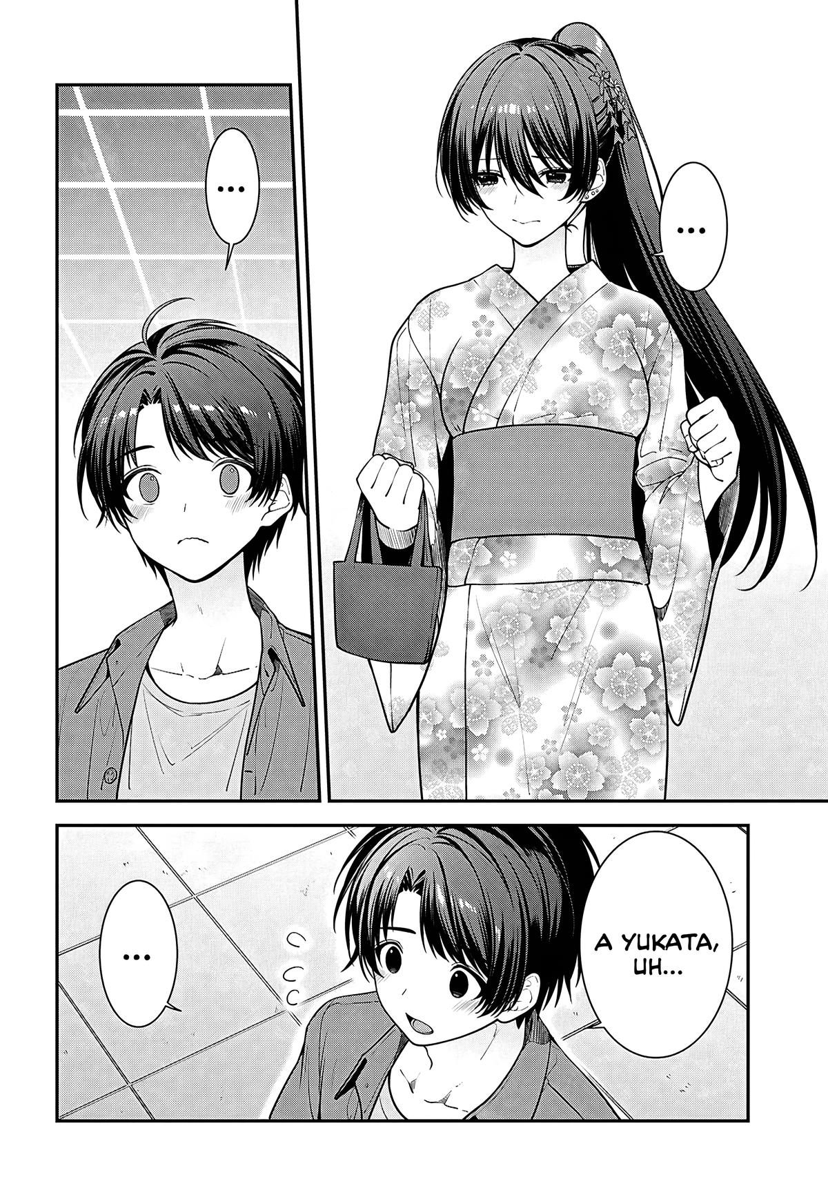 Tonari no Seki no Yankee Shimizu-san ga Kami wo Kuroku Sometekita Chap 16 - Next Chap 17